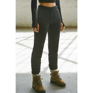 Joah Brown Empire Joggers Black Women’s Size S/M High Waist Lounge Pants